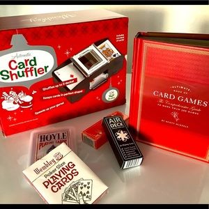 Card Game Value Pack - Shuffler, Book, Decks